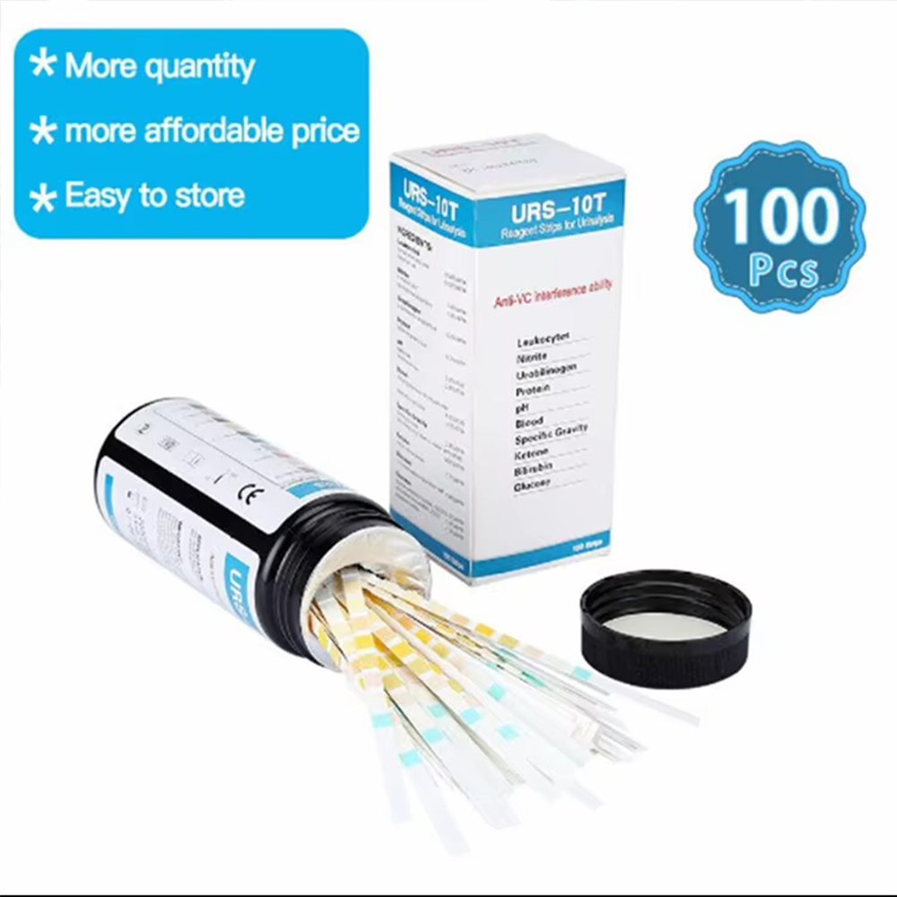100 Pasków Testowych do Moczu  – Urinalysis Reagent Strip recenzja i cena